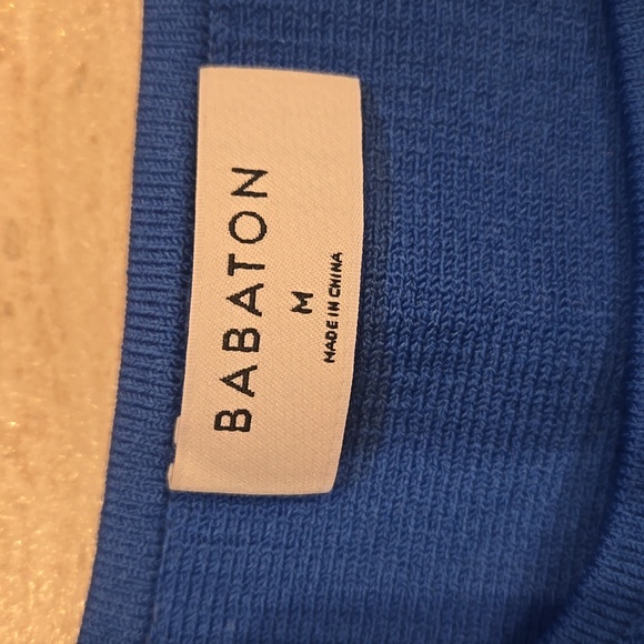 Babaton Blue Ribbed Tank Top - Picture 2 of 8